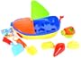 Eddy Toys - 31908 - Jeu de Plein Air - Accessoires pour Ch�teau de Sable Bateau x9 - 34 cm
