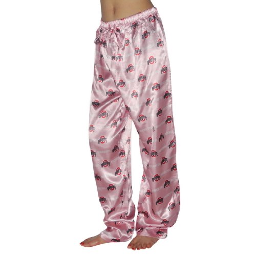 Womens NCAA Ohio State Buckeyes Comfortable Fit Sleepwear / Pajama Pants - Pink (Size: XL)