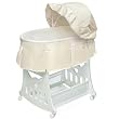 Ecru Waffle Pleated Batiste Convertible Bassinet