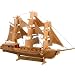 3-D Wooden Puzzle - European Sail Boat Model -Affordable Gift for your Little One! Item #DCHI-WPZ-P0