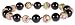 Sterling Silver Black Onyx with Pink Cloisonne title=