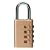 Master Lock 627D Brass Luggage Padlock, 1-3/16-Inch Set Your Own Combination