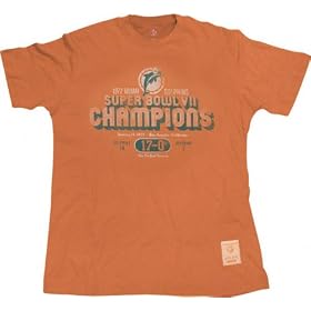 Miami Dolphins Super Bowl VII Champion Commemorative Vintage T-Shirt