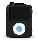 BLACK SLEEVE Apple iPod Nano 3rd Generation 4 GB and 8 GB Nano 3G Leather Case Package includes Screen Guard Home Charger Travel Charger 18 Options