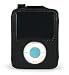 Apple 3rd Generation iPod Nano 4gb 8gb Video Premium Leather Flip Carrying Case with Belt Clip And Bundle with 3 Piece Shield Protector - Available in 5 Colors (VER2.0-BLACK) (MP3 Player NOT Included)