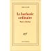 La barbarie ordinaire
