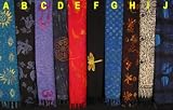 20" X 66" Heavyweight Rayon Half Sarong - 7 Different Designs