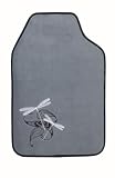 Silver Dragonflies 2pc Front Floor Mats