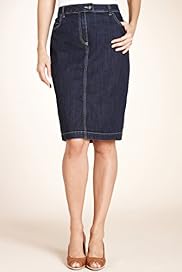 Classic Collection Cotton Rich Denim Pencil Skirt
