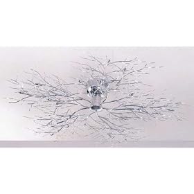 Contemporary Lamps, Autumn Twenty Light Chrome Flush Mounted Ceiling Light by... by LAMPS BEAUTIFUL
