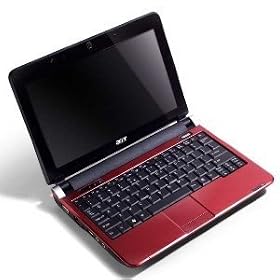 acer Aspireone�V���[�Y �m�[�gPC 10.1inch w OfficePersonal Intel Atom processor N270 1.60GHz 1GB 160GB:Red AOD150-BRDOM