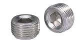 Moroso 37812 Internal Allen Head Pipe Plugs - Set of 2
