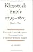 Friedrich G. Klopstock �Werke und Briefe. Historisch-kritische Ausgabe (Hamburger Klopstock-Ausgabe): Werke und Briefe, 36 Bde., Bd.10, Briefe 1799-1803: Band 1 (Klopstock, Friedrich G.: Werke Und Briefe)�