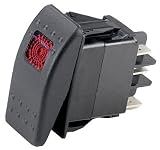 Ancor Marine Grade Electrical Surf N Turf Illuminated Rocker Switch