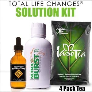 TLC Weight Loss Kit. Nutraburst -Iaso Tea - Resolution Drops Detoxify