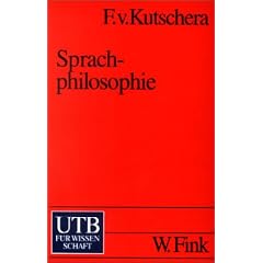 UTB Uni-Taschenb�cher, Bd.80, Sprachphilosophie