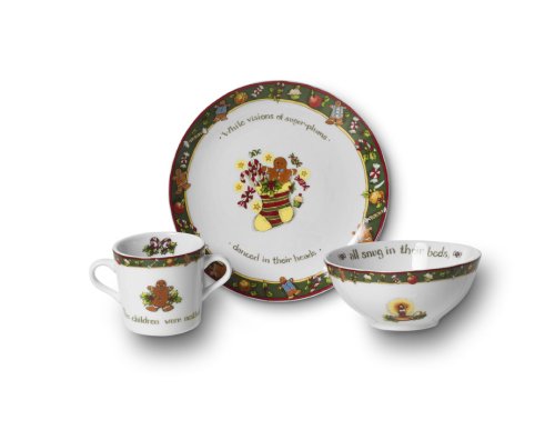 Portmeirion A Christmas Story 3-Piece Child Dinnerware Set