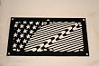 Dual Old Glory Universal Radiator Cover Black