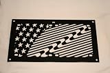 Dual Old Glory Universal Radiator Cover Black