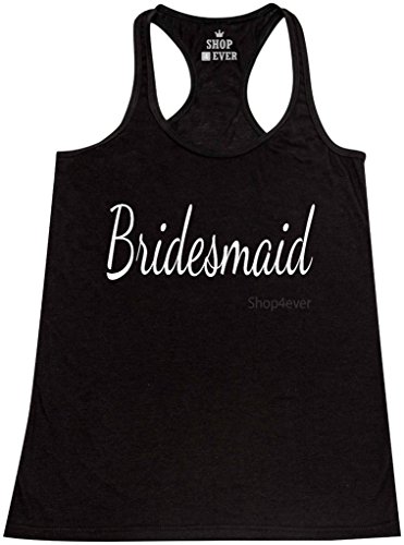 Shop4Ever® Bridesmaid Women's Racerback Tank Top Wedding Tank Tops