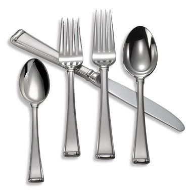 Gorham Column Frosted 65-Piece 18/10 Stainless Flatware Service for 12 On Sale