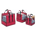 Storage Totes Set of 3 - Rouge