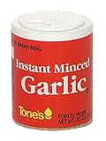 Tone's Instant Minced Garlic, .90-Ounce Containers (Pack of 6) (Pack of 3)