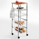 Chrome Pantry Cart