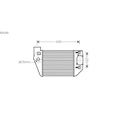 Ladeluftkuehler rechts Audi A4 Avant 8E5, B6