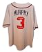 Dale Murphy Autographed/Hand Signed Atlanta Braves Gray Baseball Jersey with NL MVP 82,83 Inscriptio
