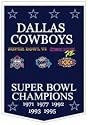 Dallas Cowboys 24' 'x36' ' Wool Dynasty Banner