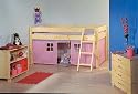 Thuka Maxi 9 Midsleeper Slanting ladder with pink Tent