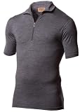Minus33 100% Wool Base Layer Style 715 LightWeight ShortSleeve 1/4 Length Zip Top