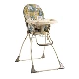 Cosco Flat Fold High Chair, Wild Adventure