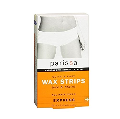 Parissa quick and easy wax strips face and bikini 16 st…