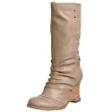 MIA Women's Nadine Mid-Shaft Round Toe Boot,Stone,8 M US