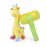 "Georgie - the Alpha-numeric Giraffe" and "Thunder - the Musical Frog Hammer" Plush Toy Set