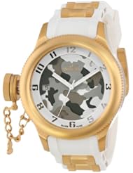 Invicta 11353 Womens Russian Diver Camouflage Dial Gold 40.5mm Watch