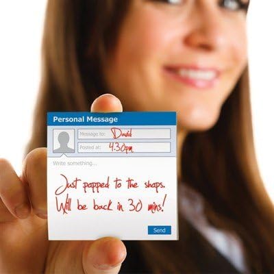 Facebook Style Post It Note Pad - Social Sticky Notes - Novelty Note Paper