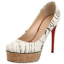 Giuseppe Zanotti Women's E96125 Platform Pump,Nero/Bianco,38.5 EU (US Women's 8.5 M)