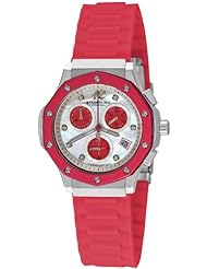 Stuhrling Original Womens 180R.1116A7 Special Reserve Apocalypse Cosmo Girl Swarovski Crystal Mother-Of-Pearl Chronograph Date Watch