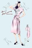Art Poster, Summer Dress with Oriental Flair - 18.75 x 27.5