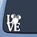 Mouse Bow Love Sticker Decal Notebook Car Laptop 4