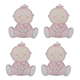 【ノーブランド品】ベビーシャワー パーティー 装飾 ギフト 好意 木製 クリップ フォトクリップ 赤ちゃん型