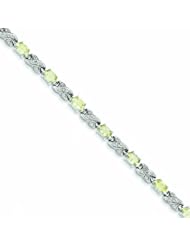 Genuine .925 Sterling Silver Lemon Quartz Bracelet 10.3 Grams . 100% Satisfaction Guaranteed.