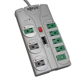 Tripp Lite TLP808NETG Eco Surge Protector Green 8 Outlet Tel/DSL 8ft Cord 2160 Joulesby Tripp Lite