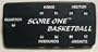 Score One Basketball Scorekeeper with Clip