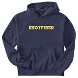 SWEATSHIRT NAVY BLUE  SIMPLE WORD SHOTFIRER  X-Large