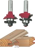 Freud 99-263 1-11/16-Inch Matched Rail and Stile Bit Set with 3/4-Inch Carbide Height