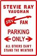 STEVIE RAY VAUGHAN PARKING street sign